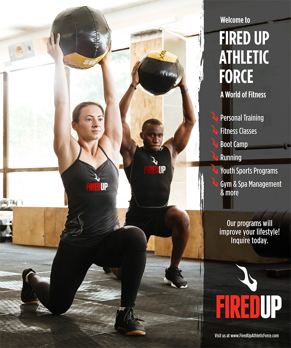 Fired Up Gym Poster