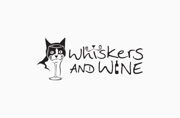 Whiskers and Wine Logo